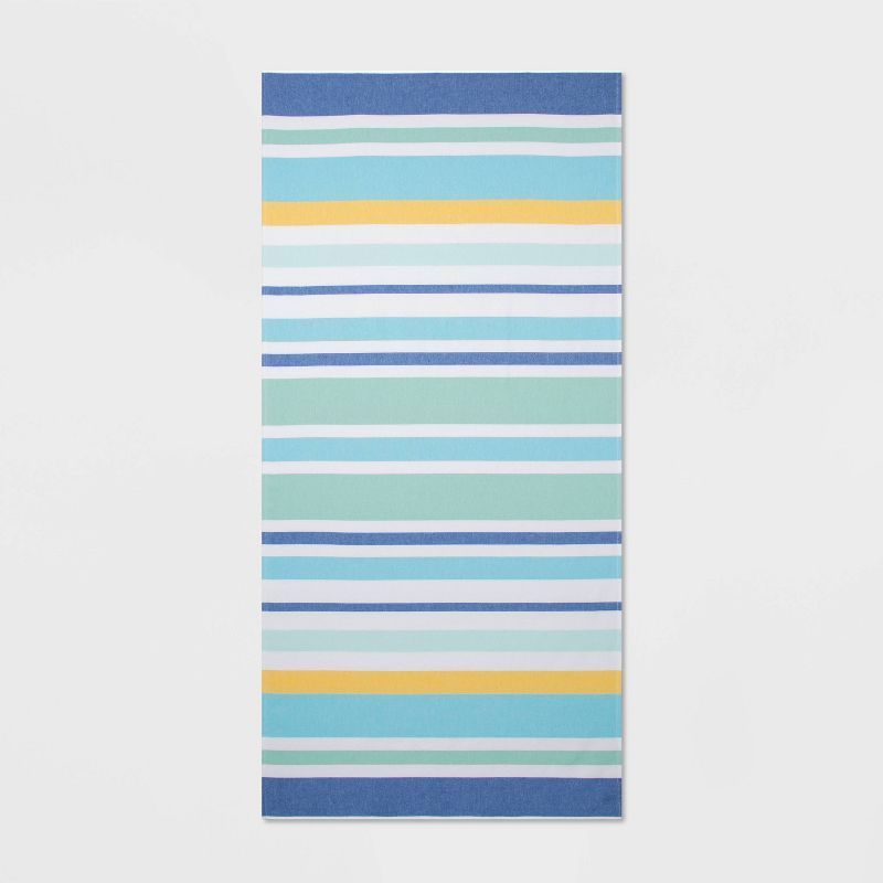 XL Cool Horizontal Striped Beach Towel - Sun Squad™ | Target