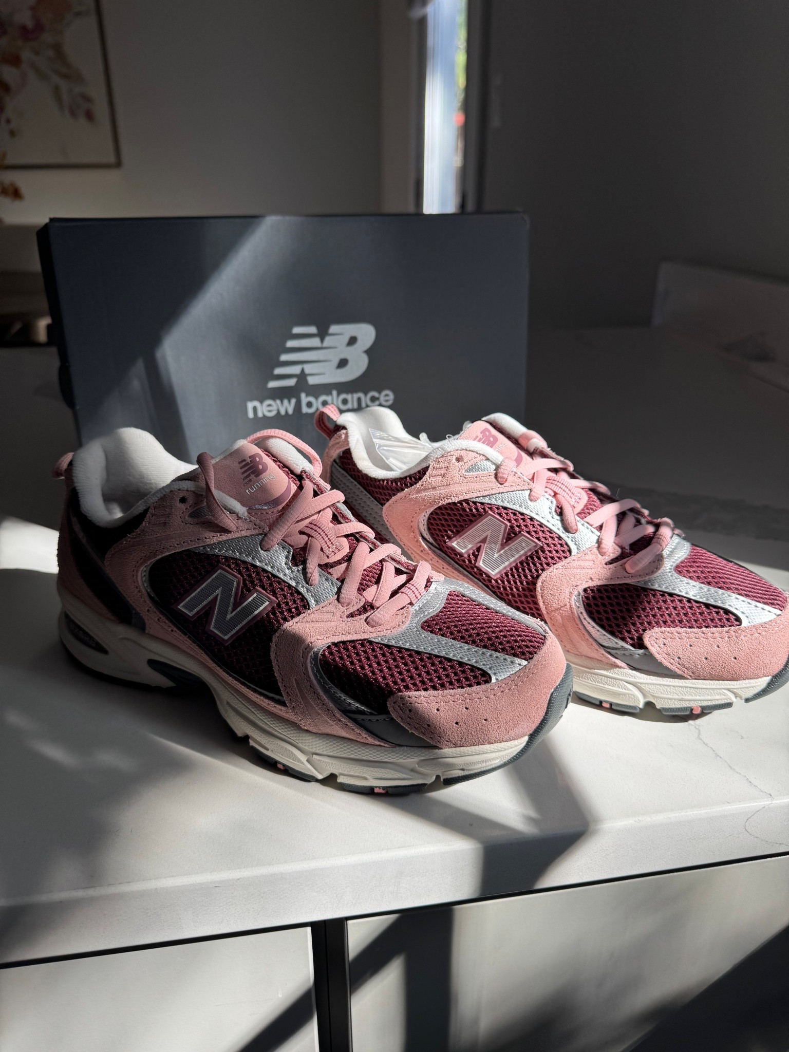 Pink and burgundy new balance 530

#LTKFindsUnder100 #LTKShoeCrush #LTKFindsUnder50