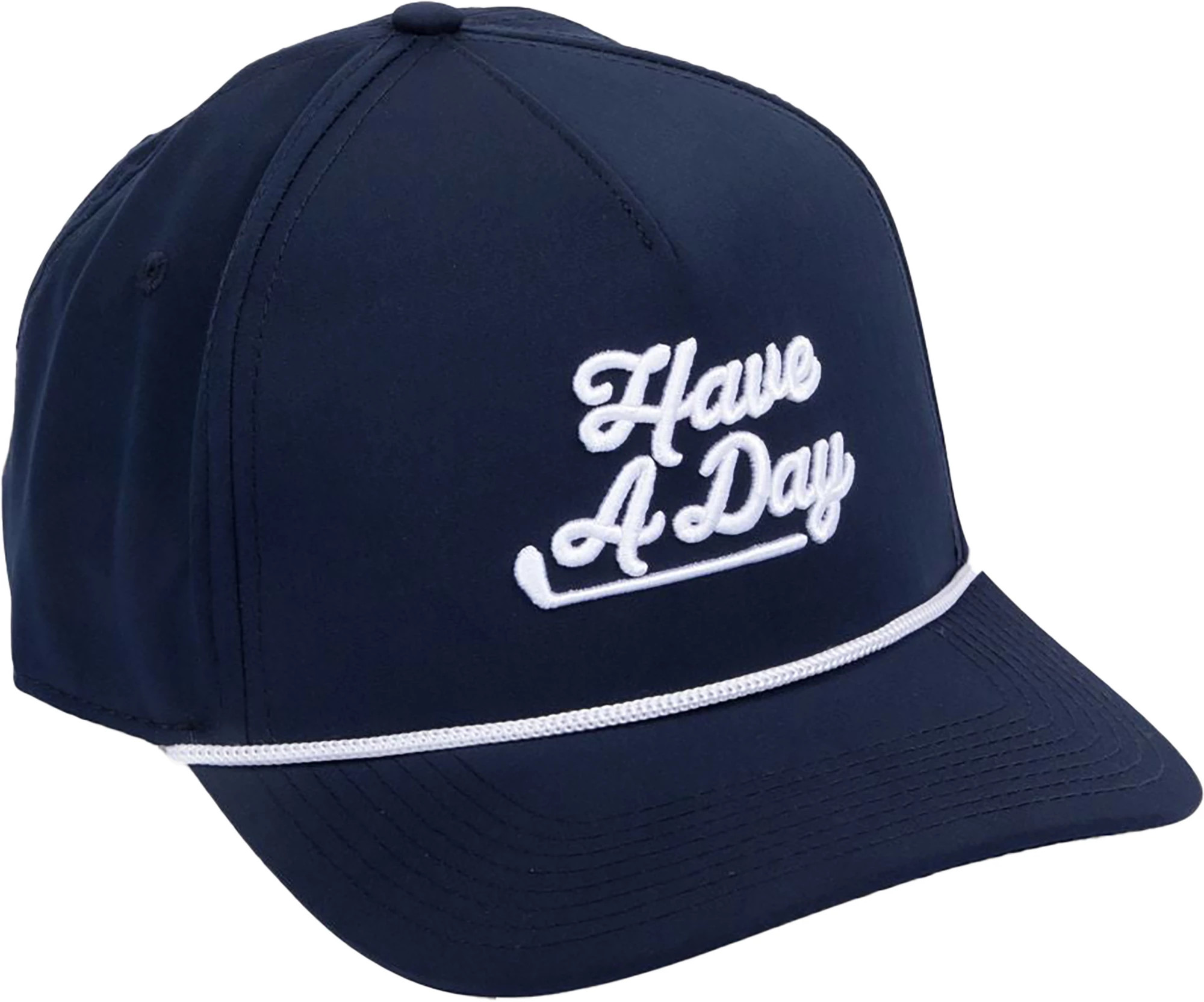 Breezy Golf Men's Have A Day Rope Golf Hat, Navy Blue | Golf Galaxy