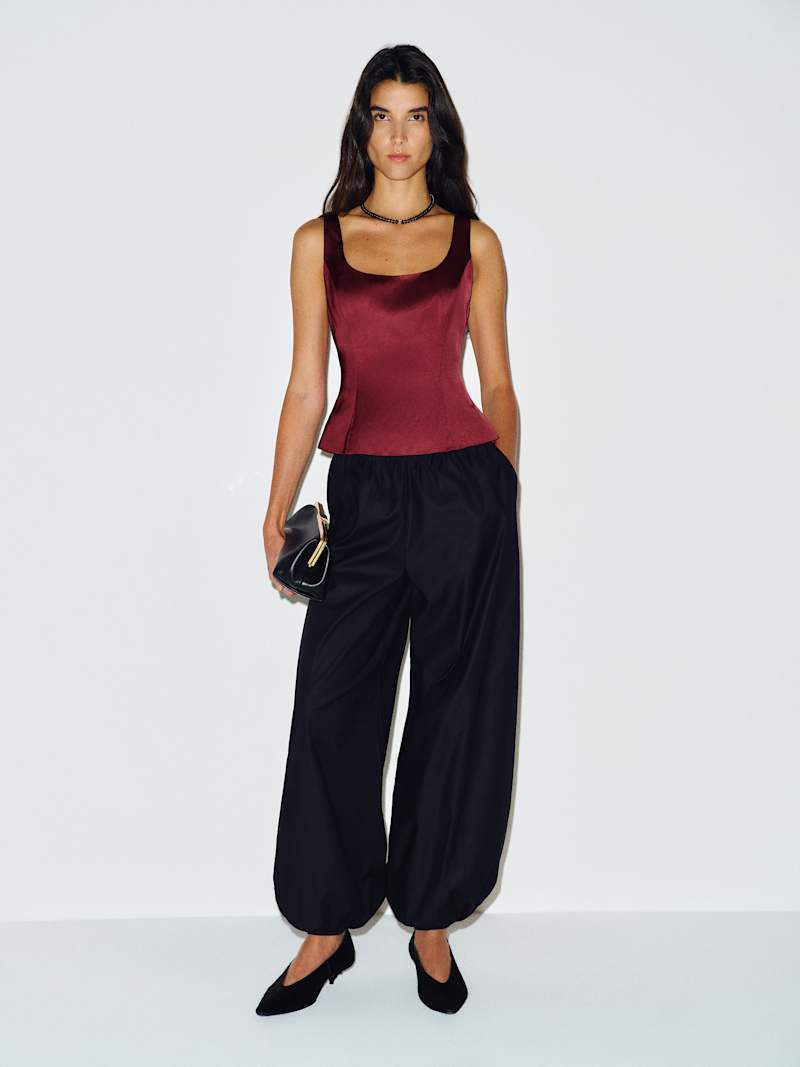 Reformation Hetty Top Deep Red 8 | Reformation (Global)
