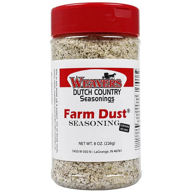 Weavers Dutch Country 8 Oz Farm Dust Seasoning All Natural No Msg 00411-Weavers | Walmart (US)