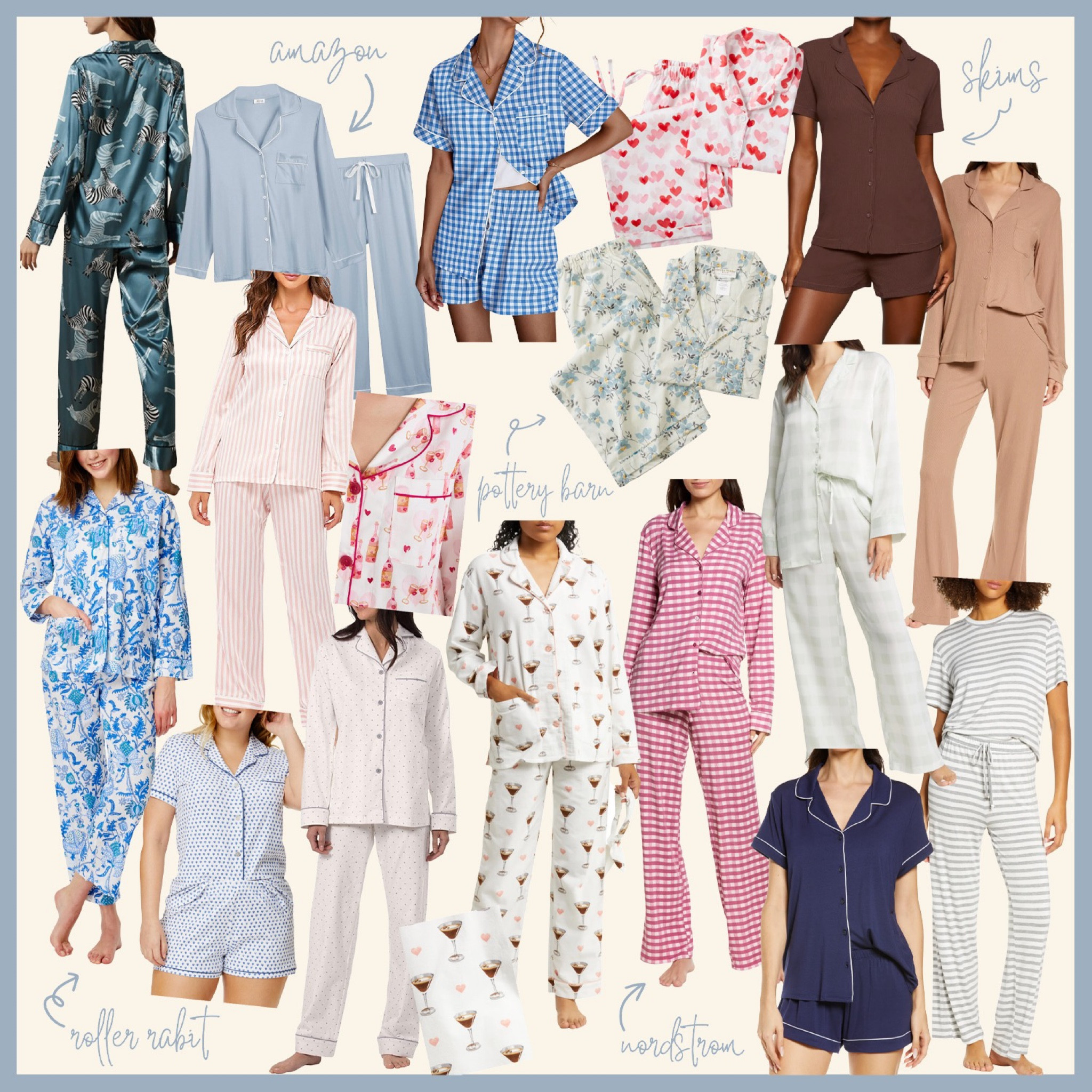 Pajamas and pajama sets ☁️ So cozy & such a cute gift idea for the holidays!

#LTKunder100 #LTKGiftGuide #LTKHoliday