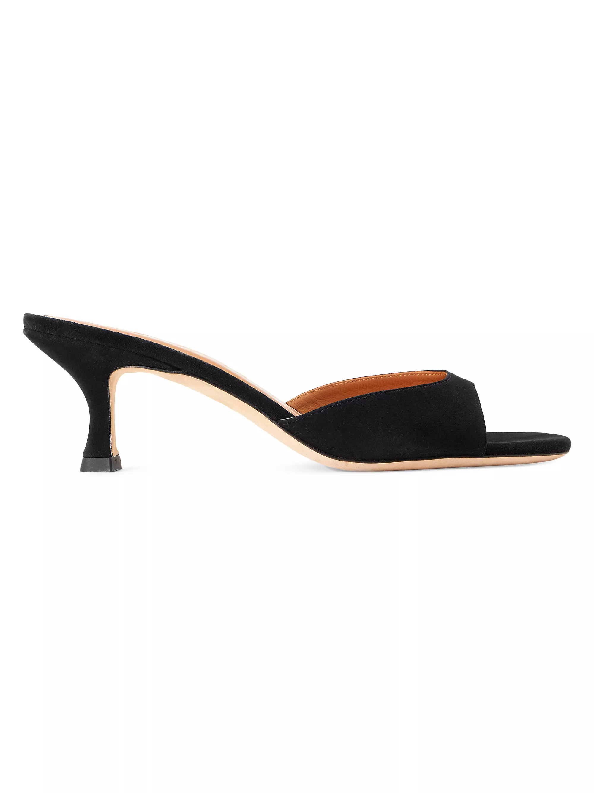 Brigitte 55MM Suede Mules | Saks Fifth Avenue