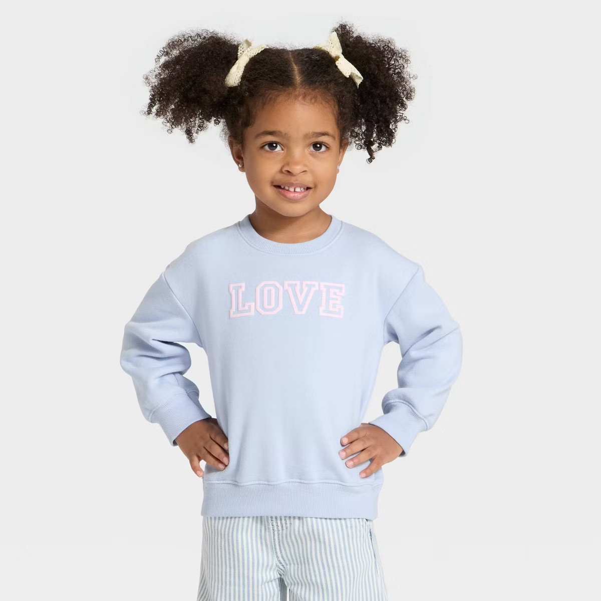 Toddler Girls' Fleece Pullover Sweatshirt - Cat & Jack™ | Target