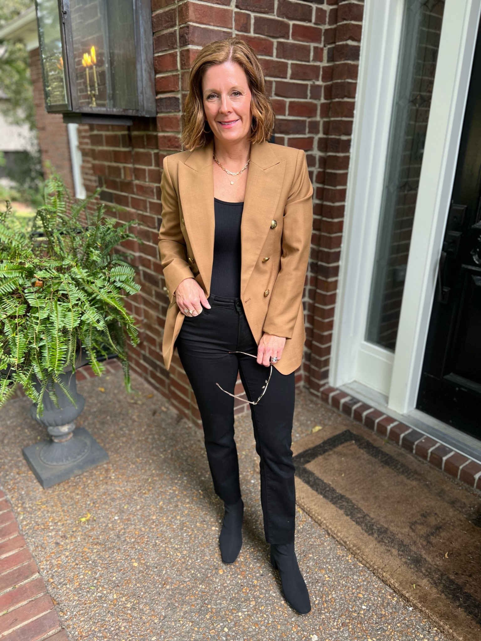 All black with a pop of camel with the gorgeous blazer in our Neutral Capsule Wardrobe is 👌🏻 

#LTKworkwear #LTKshoecrush #LTKSeasonal