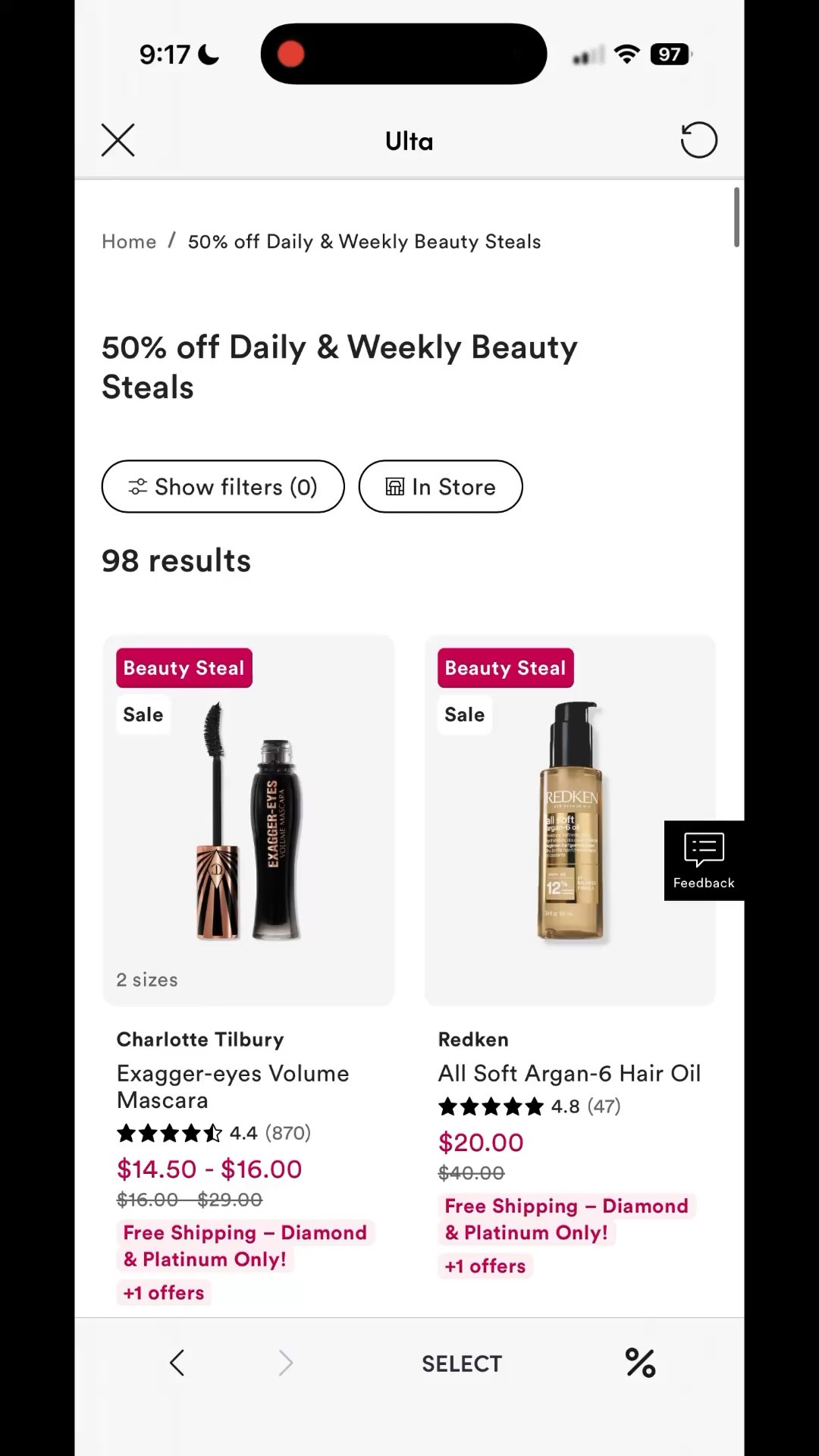 Ulta Beauty Steals 3-25