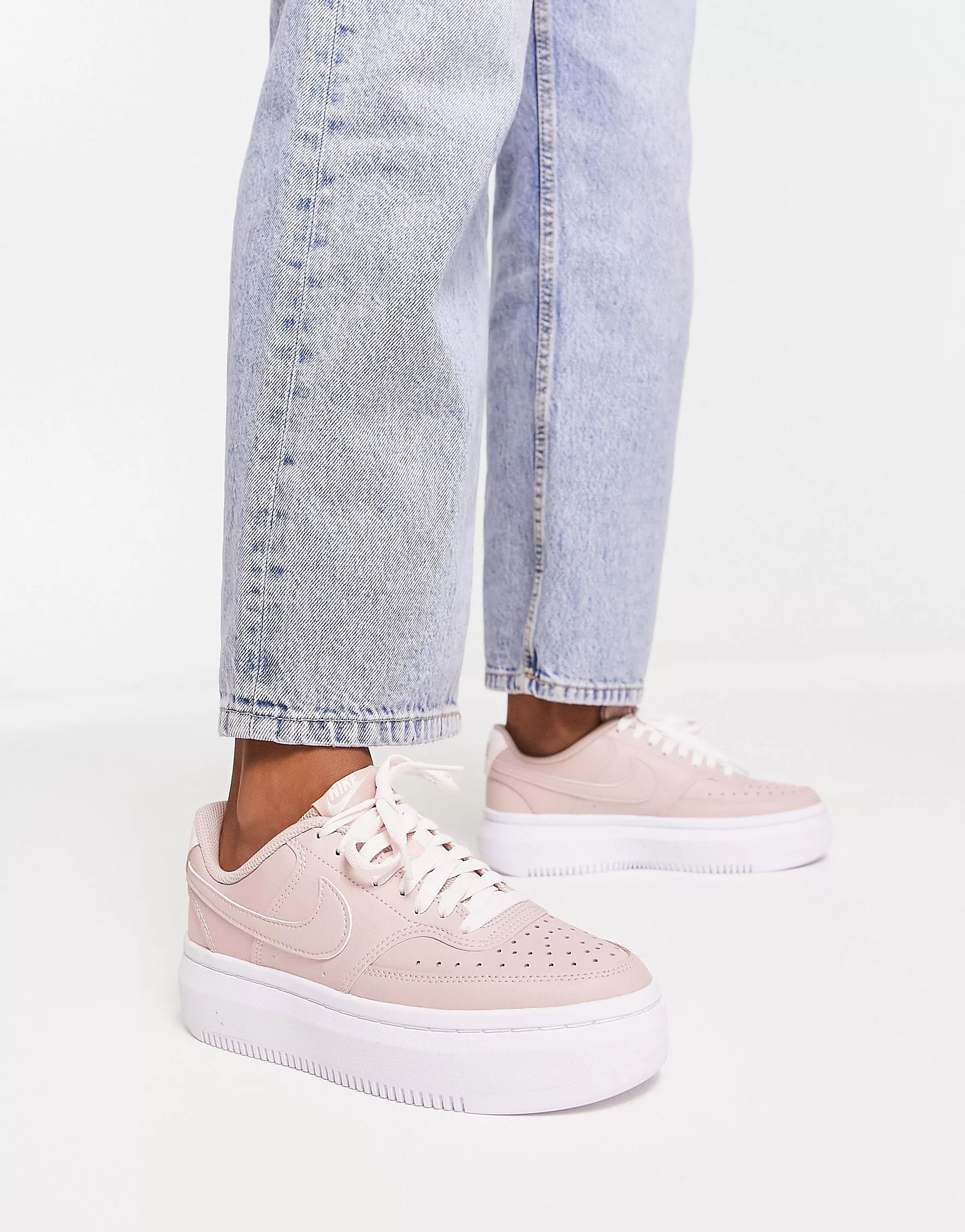 Nike Court Vintage sneakers in pink and white | ASOS (Global)