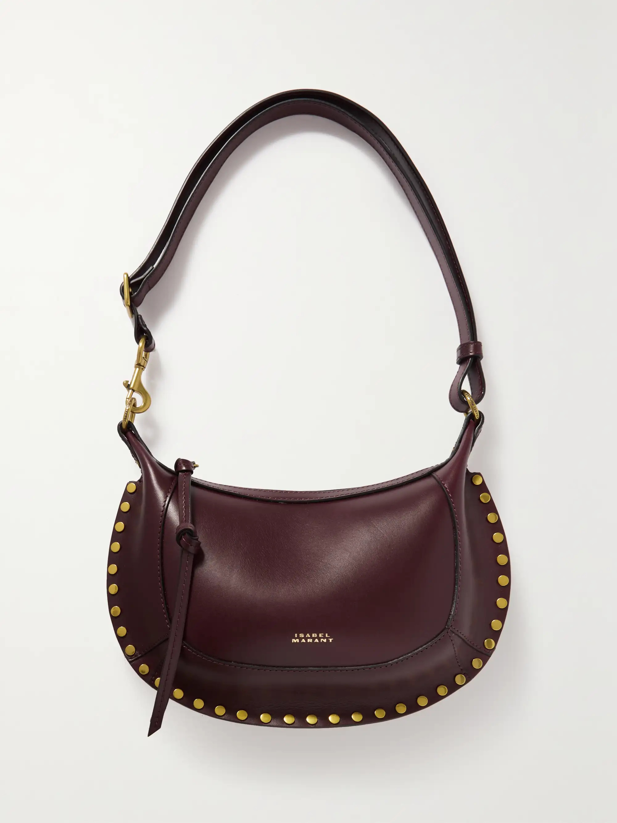 Oskan Moon studded leather shoulder bag | NET-A-PORTER (UK & EU)