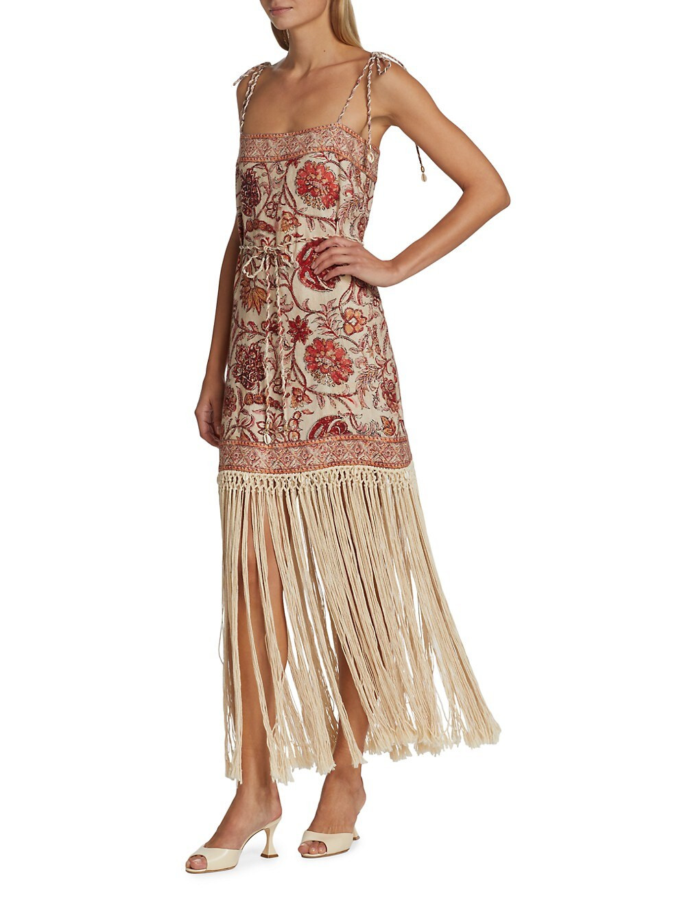 Vitali Fringe Maxi-Dress | Saks Fifth Avenue