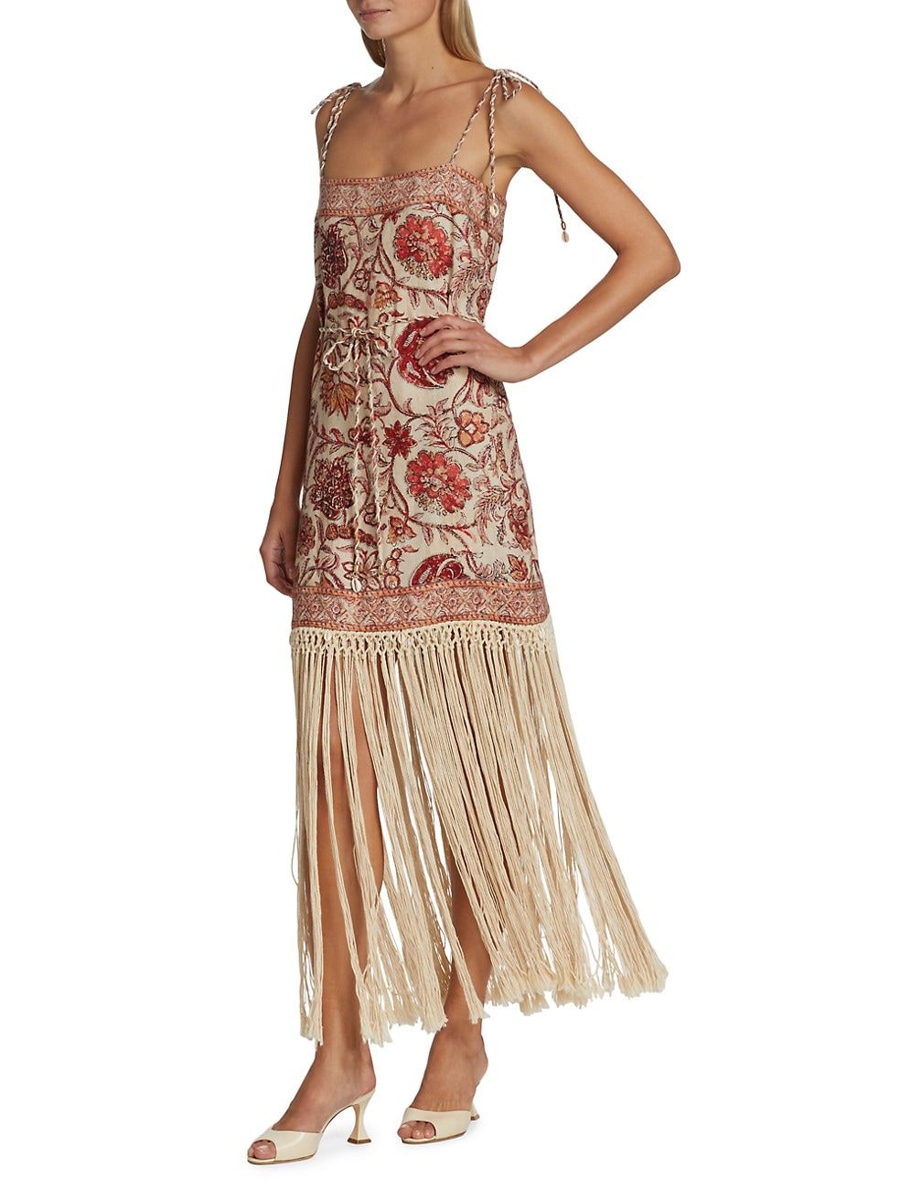 Vitali Fringe Maxi-Dress | Saks Fifth Avenue