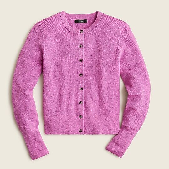Silk-blend cardigan sweater | J.Crew US