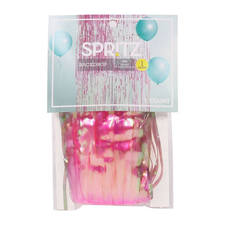 Fringe Backdrop Décor Pink - Spritz™ | Target