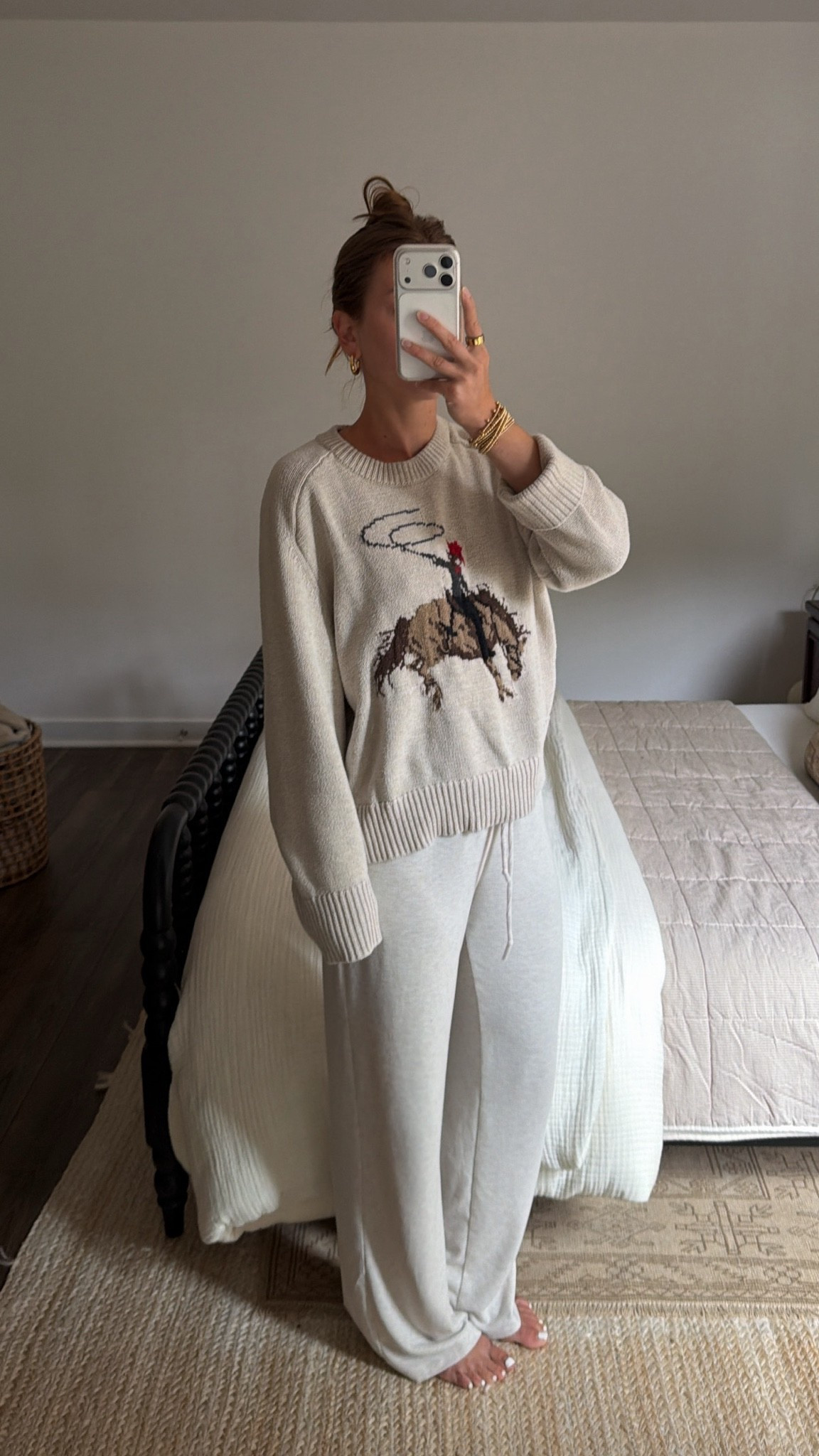 9/13/26 Cozy Sunday Morning Loungewear 🤎

Exactly what cozy Sunday mornings are made for 🤎 Wearing my favorite Aritzia lounge pants from last year in a size S with an oversized Abercrombie rodeo sweater in a size M.

Both are older favorites I’m bringing back out for cozy season, so I’ll link the exact pieces if they’re still available + similar options if not. The perfect stay-home-all-morning outfit ☕️🍂

#LTKootd #LTKSeasonal #LTKmorningroutine
