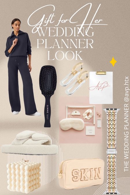 Find Her Perfect Gift! 🎁✨ Dive into a world of style and comfort with the viral Spanx travel set, trendy candles & slippers, and a classic cosmetic bag filled with nourishing hair serums. Accessorize with a chic Apple Watch band and elegant two-toned earrings. Pamper her with a Gimme Beauty brush and advanced skin care light therapy. These handpicked items blend trend, luxury, and wellness, ideal for the special woman in your life. Explore on LTK, lovingly chosen by ‘The Wedding Planner.’ #GiftsForHer #LTKbeauty”

#LTKHoliday #LTKGiftGuide #LTKSeasonal