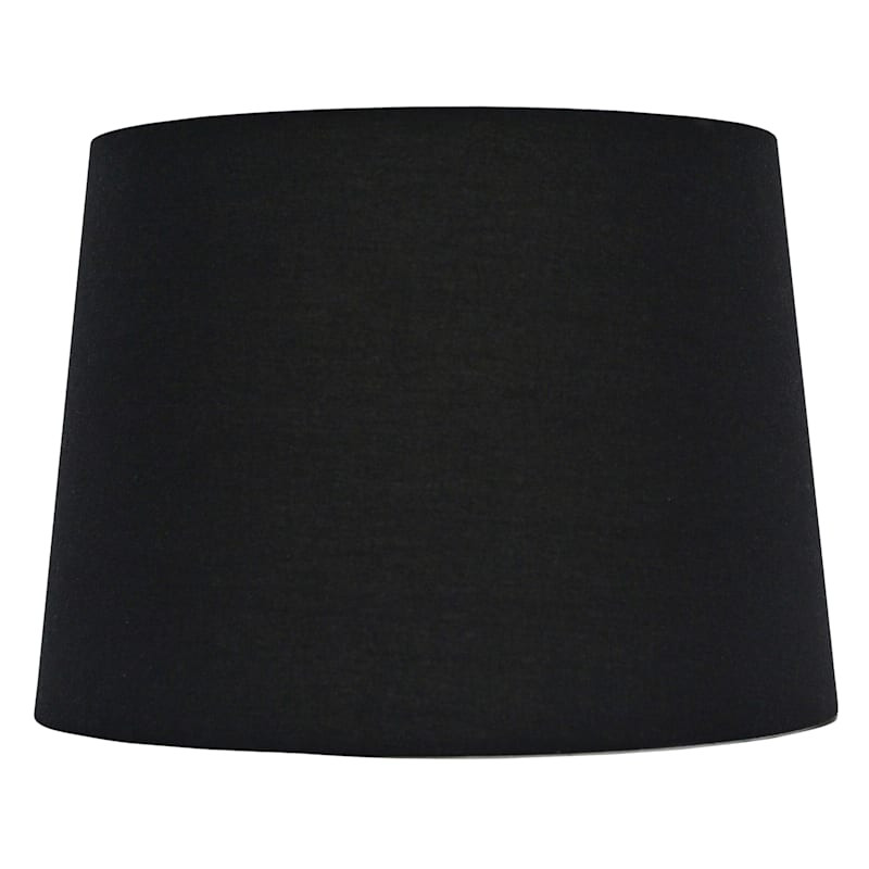 Black Tapered Drum Lamp Shade, 10x14 | At Home