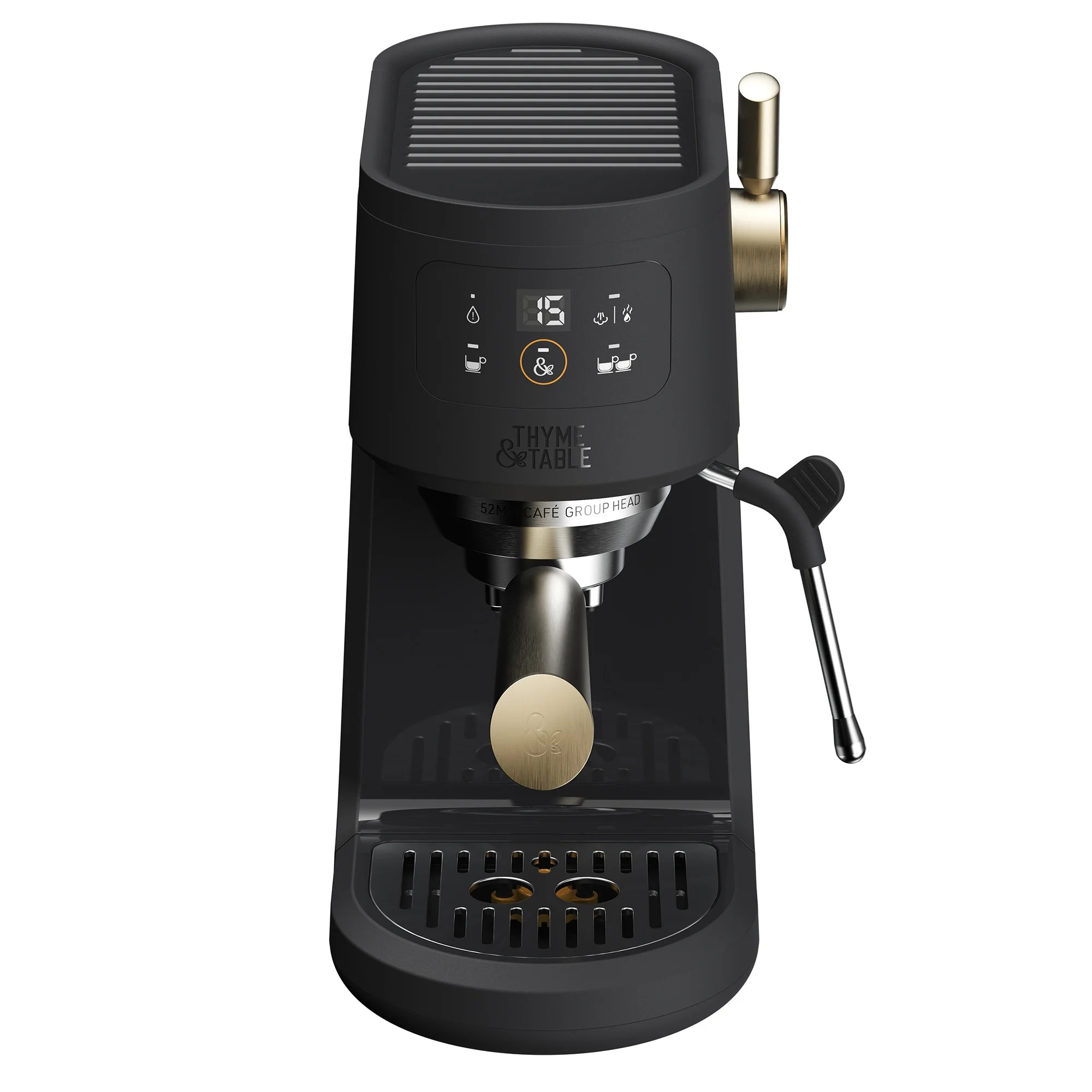 Thyme & Table Barista Mini Espresso Machine, Slate Grey | Walmart (US)