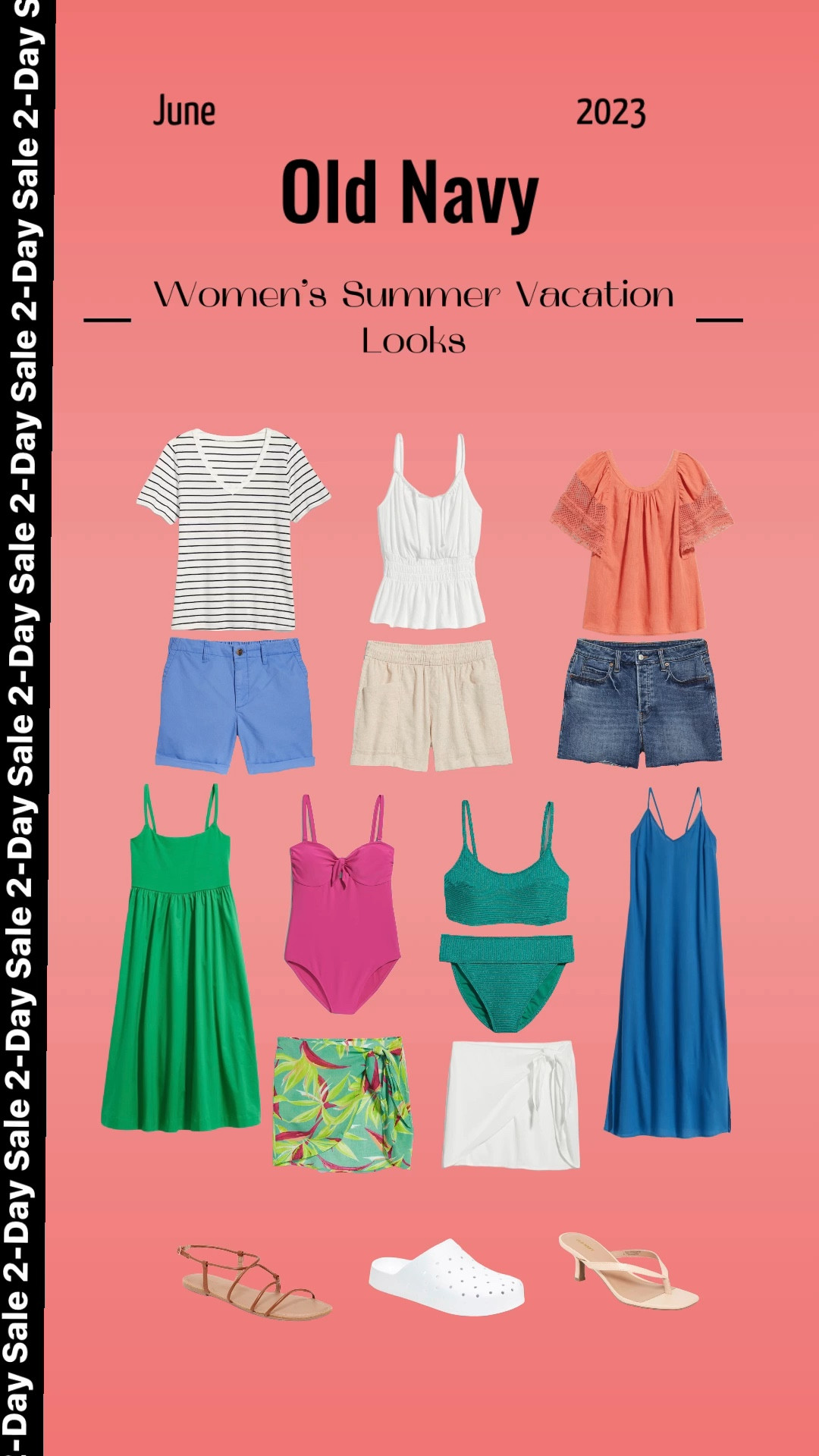 2-Day Only Sale at Old Navy / Women’s Summer Vacation Looks / Women’s Swim Wear / Casual Wear 

#LTKSeasonal #LTKunder50 #LTKsalealert