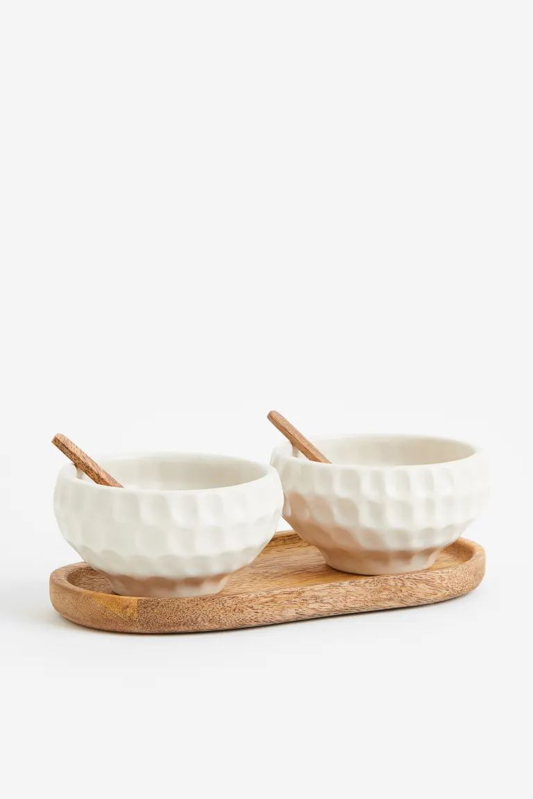 Stoneware Salt and Pepper Bowls | H&M (US)