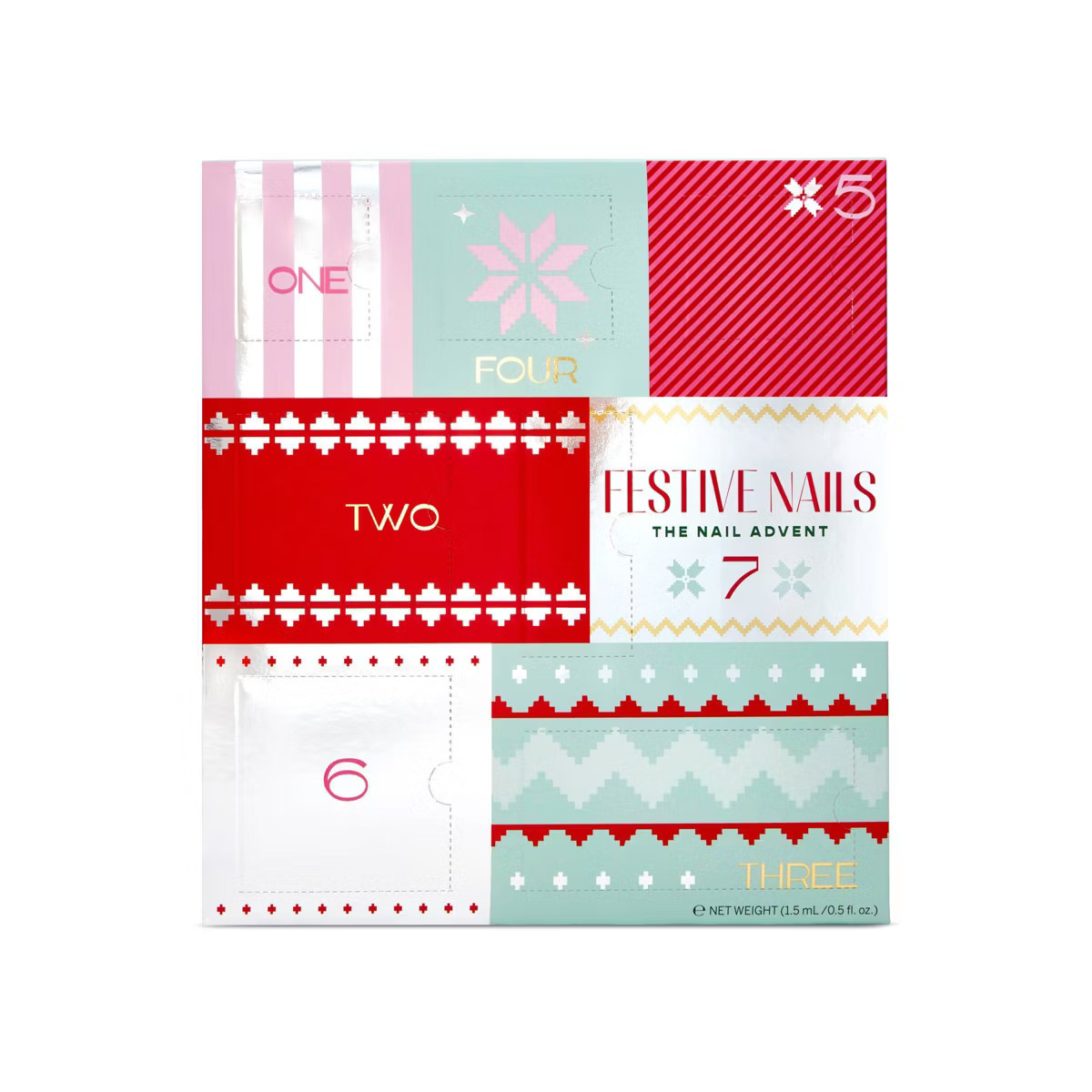 Advent 4 Fake Nails Gift Set - 7pc | Target