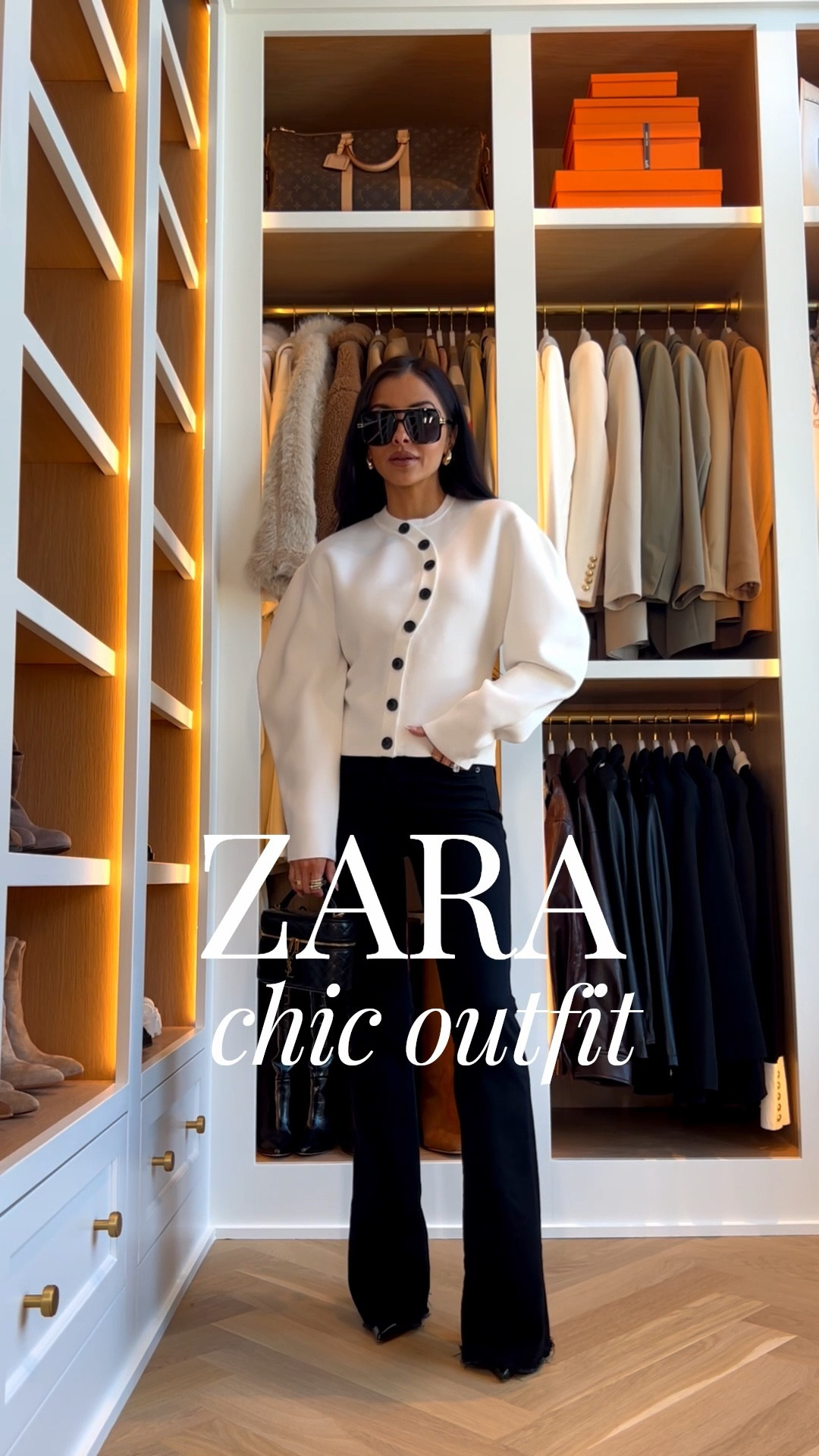 Chic Zara outfit
Zara cardigan 
Veronica beard flared denim
Wearing a 24
Amazon sunglasses 



#LTKootd #LTKPetite #LTKOver40