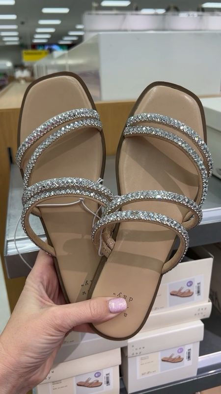 Target must have sandals ✨ Don’t you love the bling? 

#LTKstyletip #LTKshoecrush #LTKSeasonal