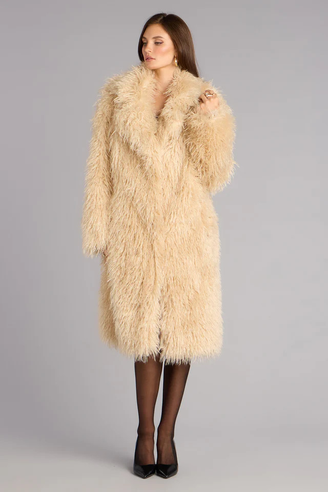 Luxe Life Faux Fur Trench Coat | Windsor Stores