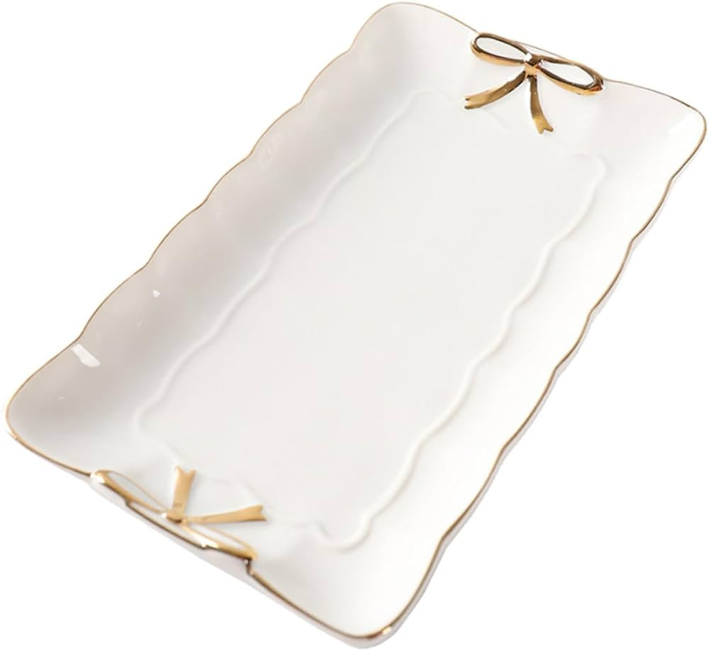 Zerodeko 1pc Rectangular Plate Ring Necklace Holder Vintage Jewelry Holder Jewelry Display Trays ... | Amazon (US)