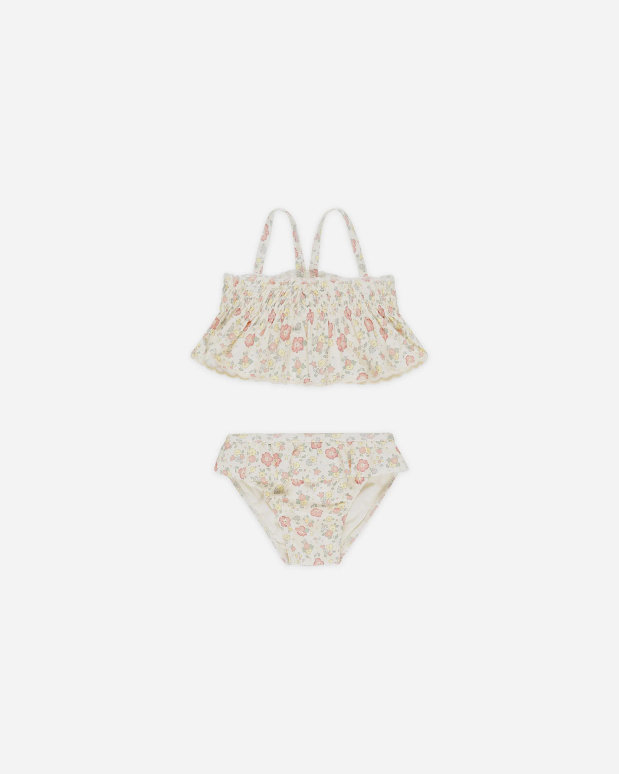 Smocked Ruffle Bikini || Bloom | Rylee + Cru