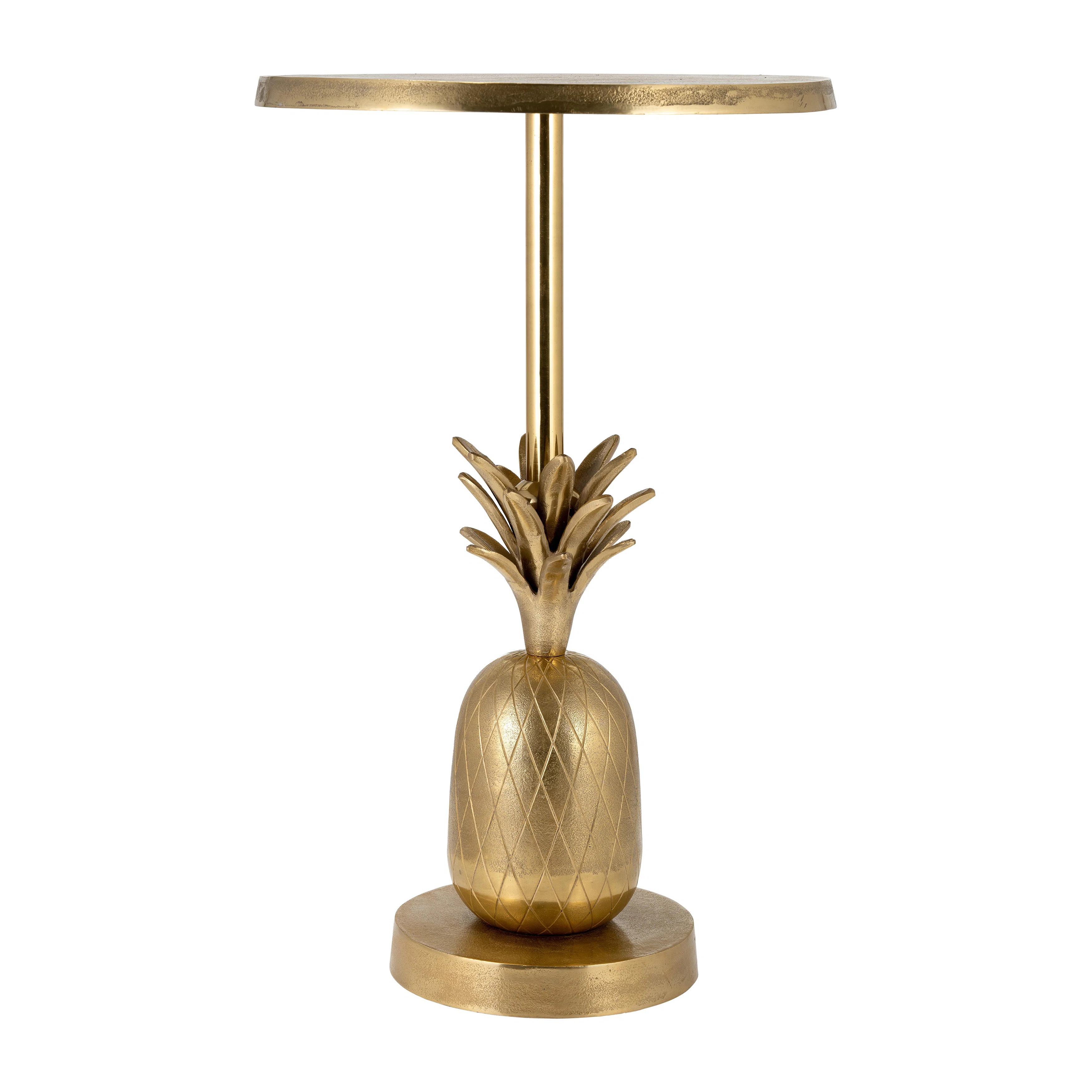 Bay Isle Home Pineapple Metal Side Accent Table - 15" x 15" x 24" | Wayfair | Wayfair North America
