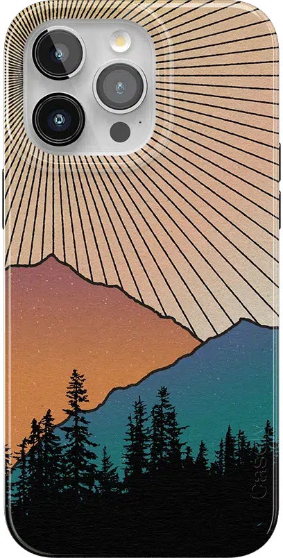 Golden Hour | Mountain Sunset  Case | CASELY