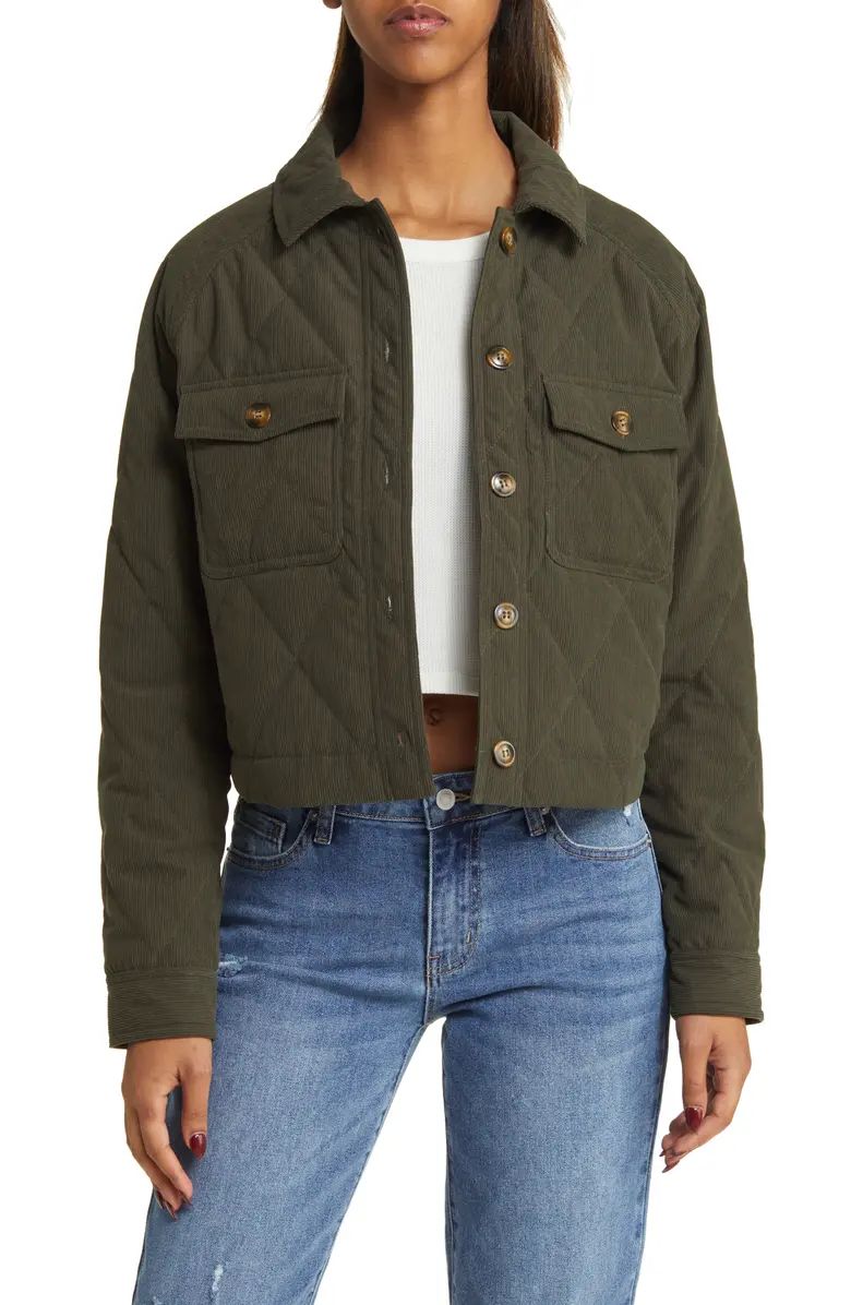 Quilted Corduroy Jacket | Nordstrom