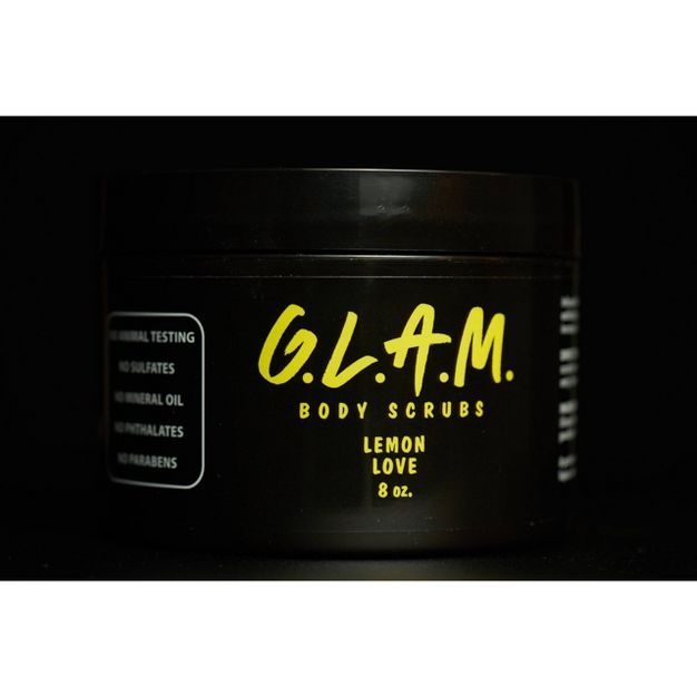 G.L.A.M. Body Scrubs Lemon Love Body Scrub - 8oz | Target