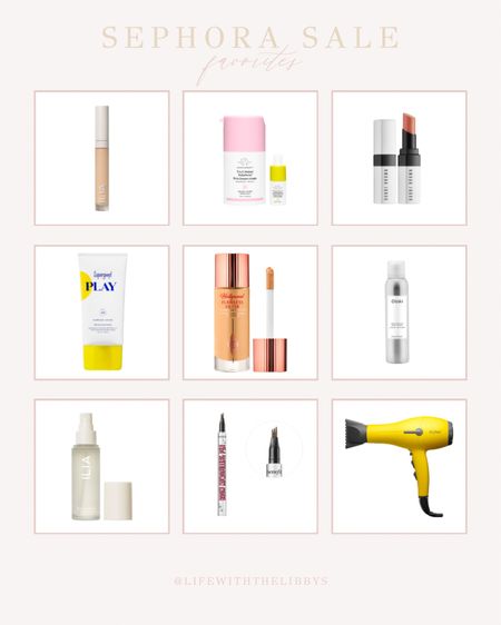 Sephora sale favorites for every day makeup, hair, and skincare. 

#LTKbeauty