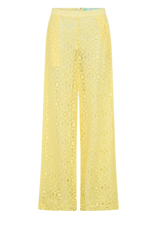 Lace Pant in Lemon | Bohemian Traders