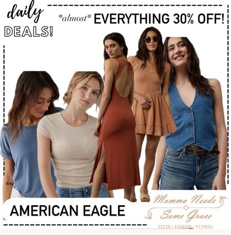 *Almost* everything is 30% off at American Eagle this weekend! So many great deals!

#LTKSummerSales #LTKSeasonal #LTKSaleAlert