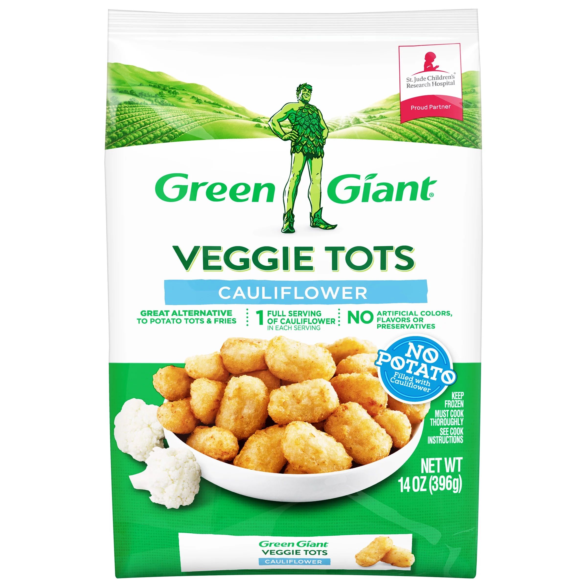 Green Giant® Cauliflower Veggie Tots 14 oz. Bag - Walmart.com | Walmart (US)