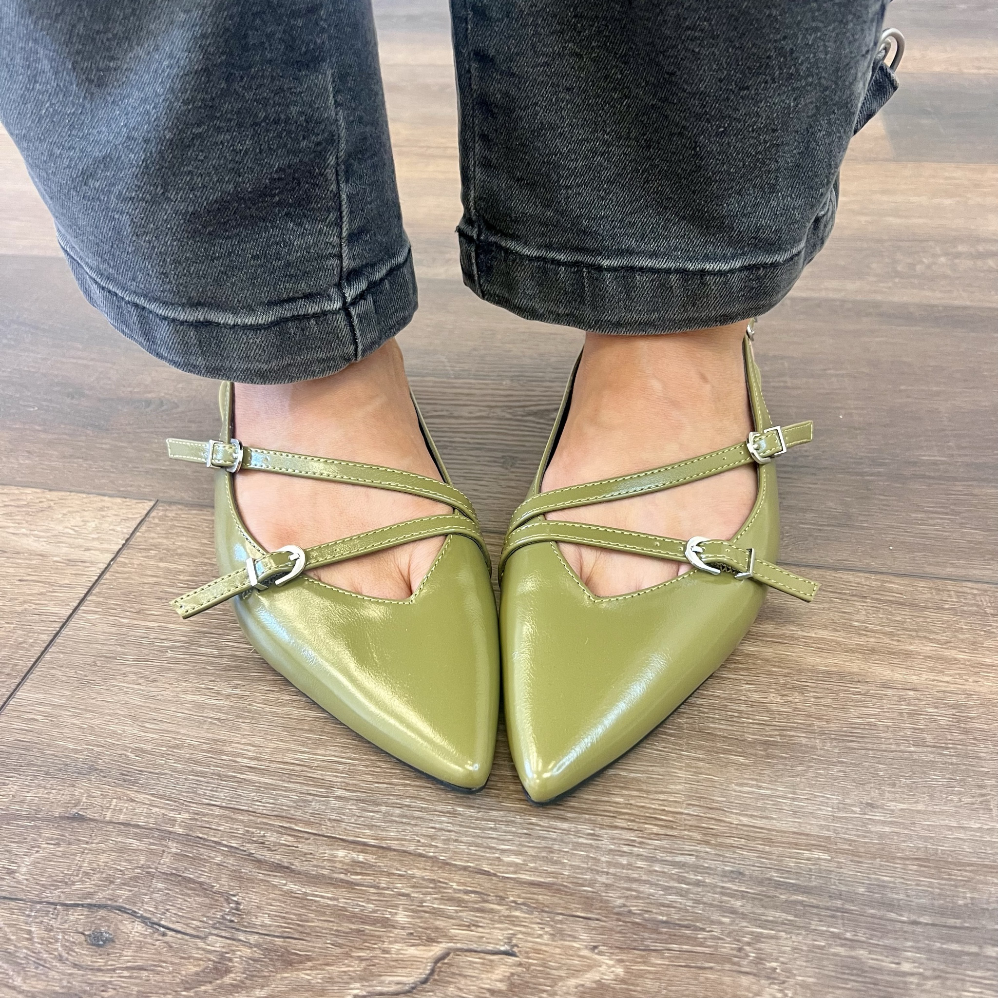 Time & Tru Strappy Slingback Flats (Green) - TTS

Workwear flats, green flats, pointed toe flats, pointy toe flats, buckle flats, olive green

#walmart #walmartfashion #walmartstyle  walmart fashion, walmart style, walmart outfit, walmart look, walmart fashion, found it at walmart, walmart fashion finds, walmart summer, walmart winter, walmart fall, walmart spring, walmart new arrivals, walmart outfit, walmart outfit inspo, walmart outfit inspiration, walmart curves, walmart curvy, curvy walmart, midsize walmart, walmart midsize, walmart ootd, walmart shopping, new at walmart  #fall #ootd #outfit #seasonal #autumn #sweater #boots Fall outfit, seasonal outfit, fall fashion, fall style, fall outfit ideas, fall outfit inspo, fall outfit inspiration, styling for fall, styling fall outfits, autumn style, autumn fashion, autumn ootd, autumn outfit, fall tops, fall boots, fall sweater, fall sweaters, fall look, fall looks, fall inspo, fall inspiration, fall styling, fall ootd, ootd fall, fall midsize, fall curvy, fall photos #workwear #work #office #professional #businesscasual business casual, work outfit, work outfit ideas, office outfit, office outfit ideas, workwear outfit, workwear style, workwear fashion, workwear inspo, workwear inspiration, work look, office look, office, office outfit, office outfit inspo, office outfit inspiration, wear to work, work clothing, work clothes, wear to work clothes, office style, work style, office fashion, slacks, trousers, professional style, professional outfit, interview outfit, interview outfit ideas, interview look, dress pants, workwear pants, work pants, blouse, blazer, button down, button up, skirt, dress #green #olive #olivegreen #hunter #huntergreen #kelly #kellygreen #forest #forestgreen #greenoutfit #outfitwithgreen #greenstyle #greenoutfitinspo #greenlook #greenoutfitinspiration

#LTKWorkwear #LTKFindsUnder50 #LTKShoeCrush