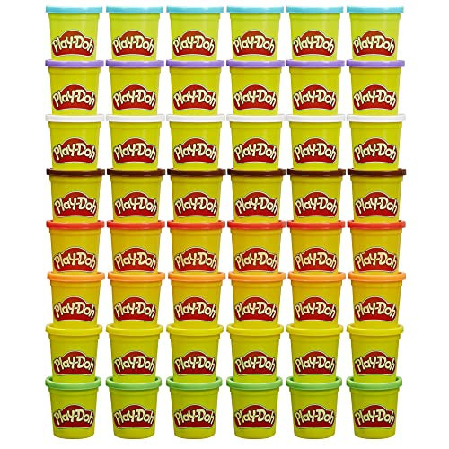 Play-Doh Bulk Pack of 48 Cans, 6 Sets of 8 Modeling Compound Colors, 3oz, Back to School Gifts & Prizes for Students & Classroom, Preschool Toys for Kids, Ages 2+ (Amazon Exclusive) | Amazon (US)