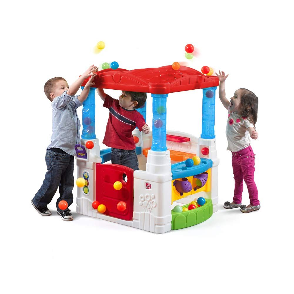 Step2 Crazy Maze Ball Pit Playhouse, Red Roof | Amazon (US)