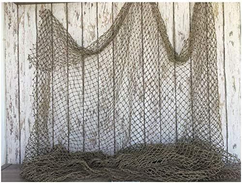 COLIBROX Fishing Net 5'x10' ~ Commercial Fish Netting ~ Old Vintage Decor | Amazon (US)