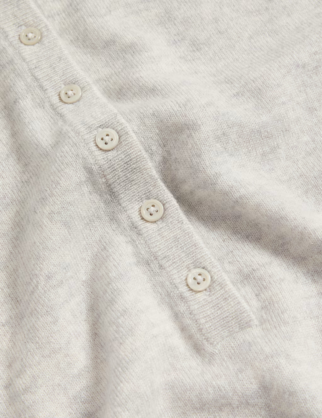 Merino Wool Rich Polo Neck Knitted Top with Cashmere | Marks & Spencer (UK)