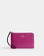 Corner Zip Wristlet In Signature Canvas | Coach (US)