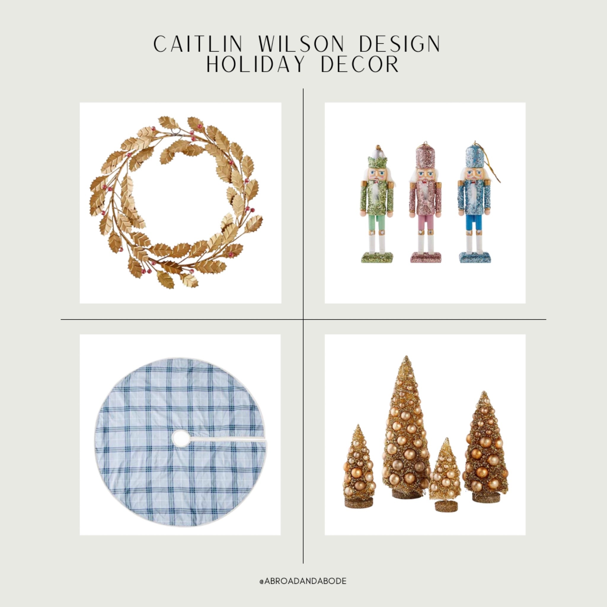 Holiday Decor from Caitlin Wilson Design!

Holiday, Christmas, holiday decor, wreath, Christmas tree, ornaments, tree skirt, Christmas decor, modern home

#LTKhome #LTKHoliday #LTKSeasonal