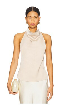 ALL THE WAYS Beth Halter Top in Champagne from Revolve.com | Revolve Clothing (Global)