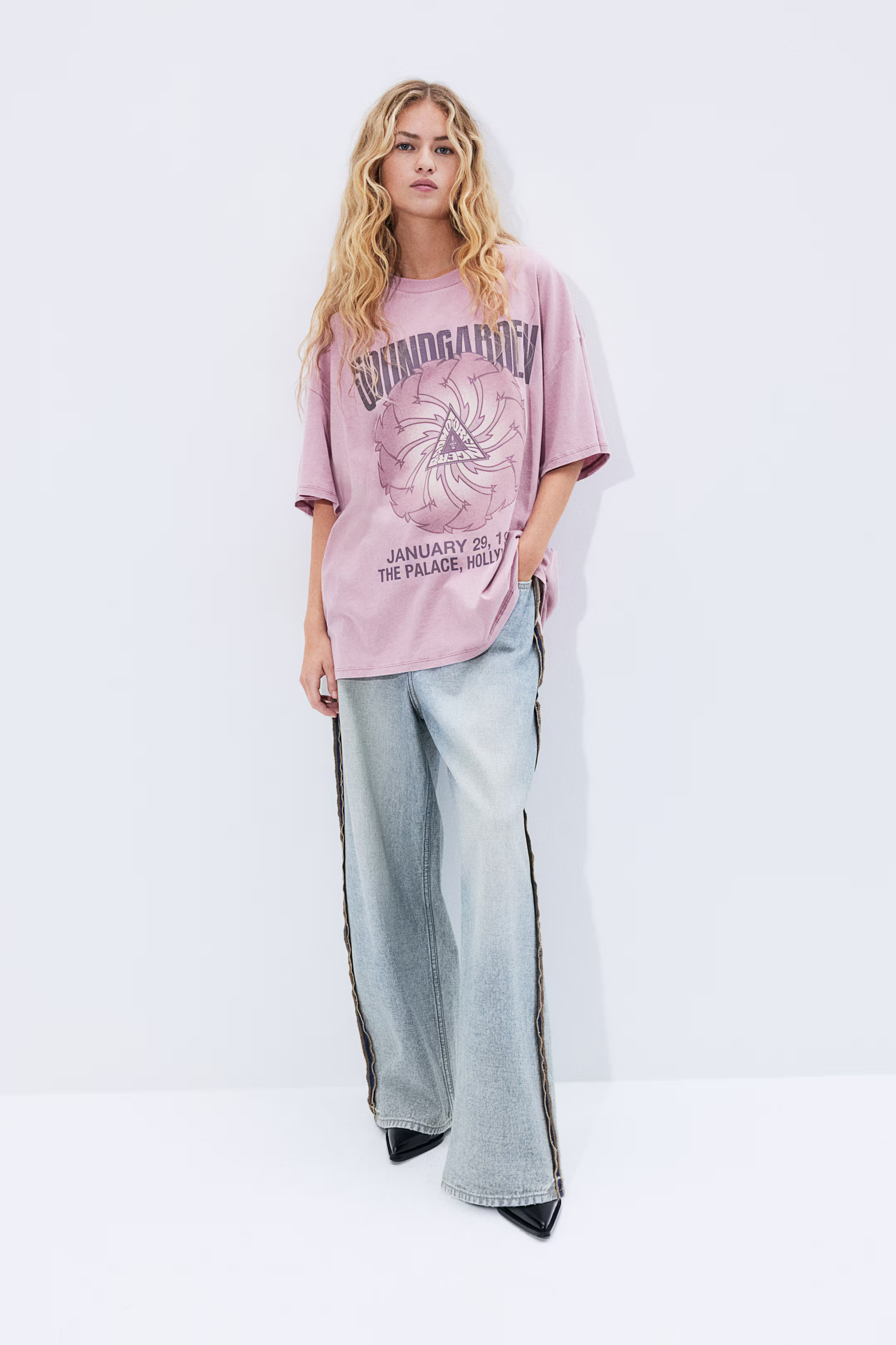Oversized Printed T-shirt | H&M (US + CA)