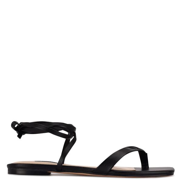 News Ankle Wrap Flat Sandals | Nine West (US)