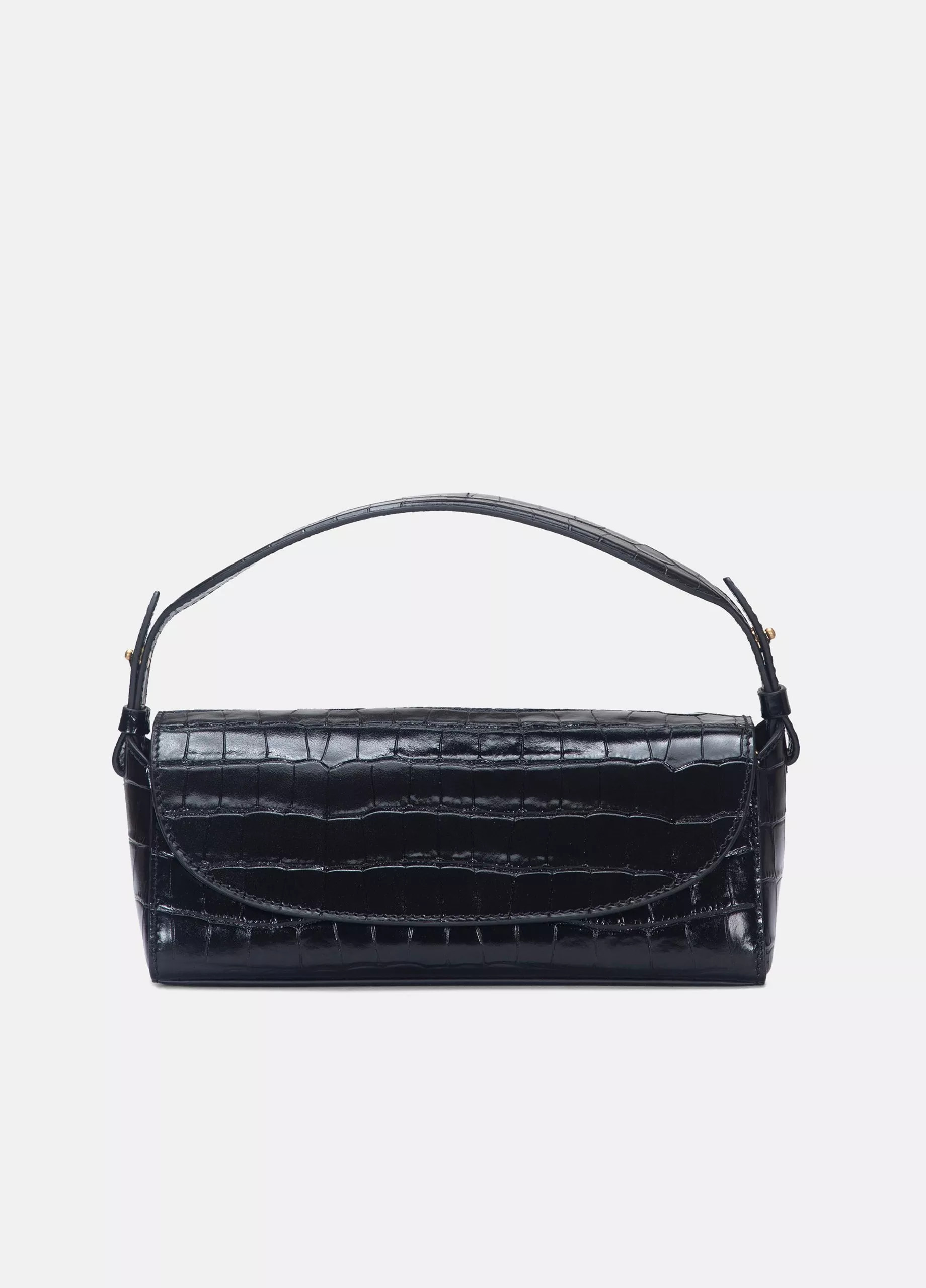 Sabrina Croc-Embossed Leather Mini Top-Handle Bag | Vince LLC