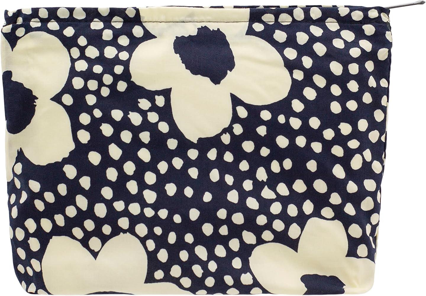 PAZIMIIK Floral Makeup Bag Large Cotton Zipper Pouch for Purse Travel Canvas Make Up Organizer fo... | Amazon (US)