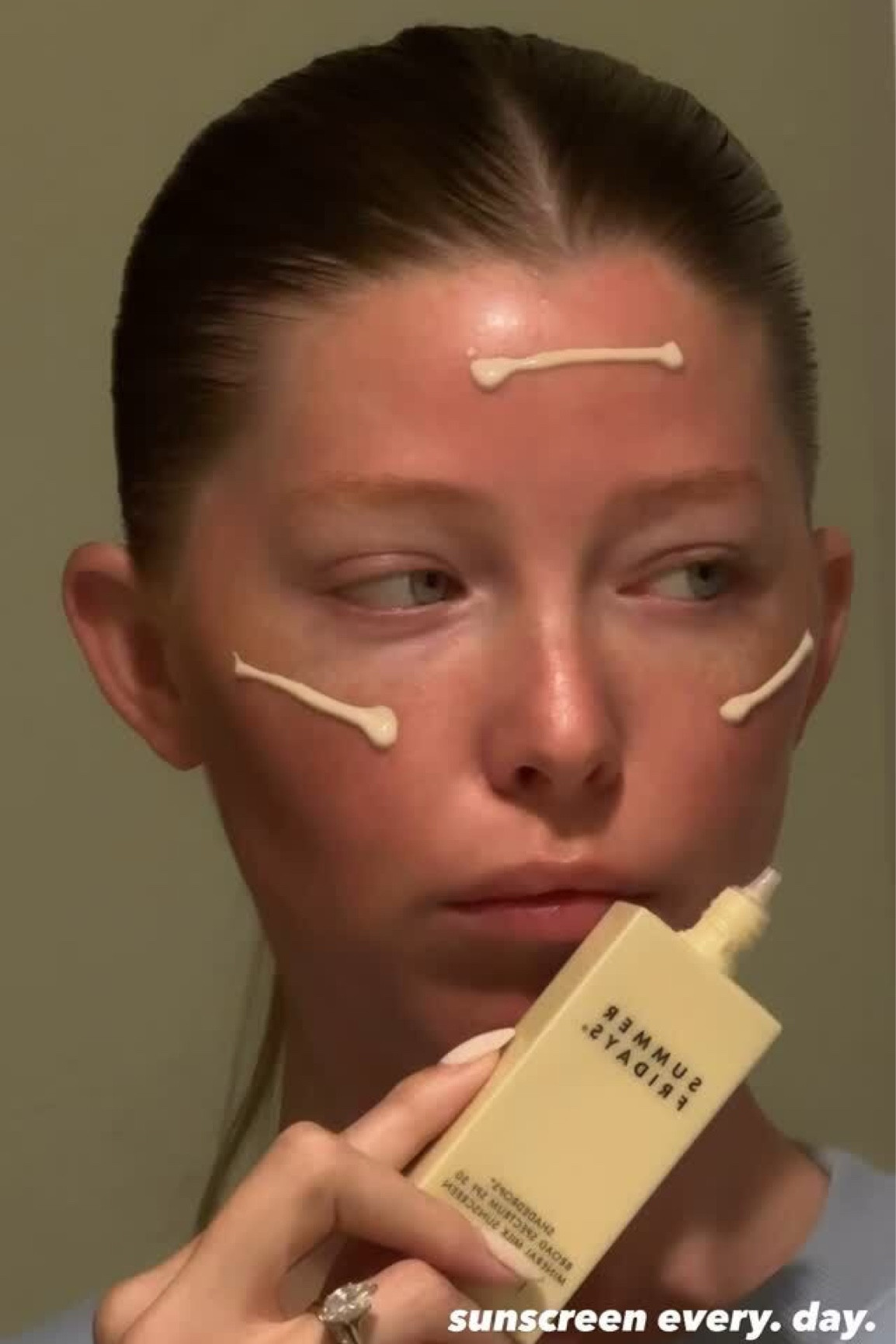 Loving this face sunscreen! 🤍☀️