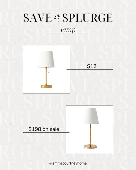 Save or splurge, look for less - amazing price for this sweet little lamp from target! I can’t believe the price 

#LTKhome #LTKsalealert #LTKstyletip